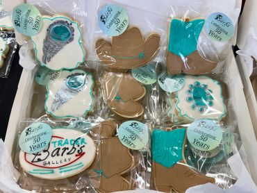 Decorated cookies celebrating Trader Joe's 50 years.