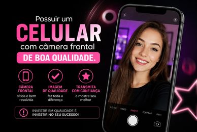 Importância de um celular com câmera frontal de boa qualidade.
