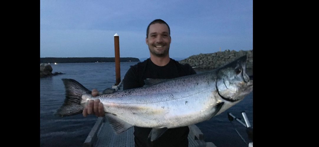 28lb Chinook caught in Campbell River, BC