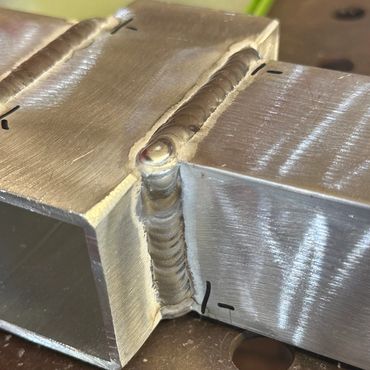 Vertical up Aluminum weld GTAW