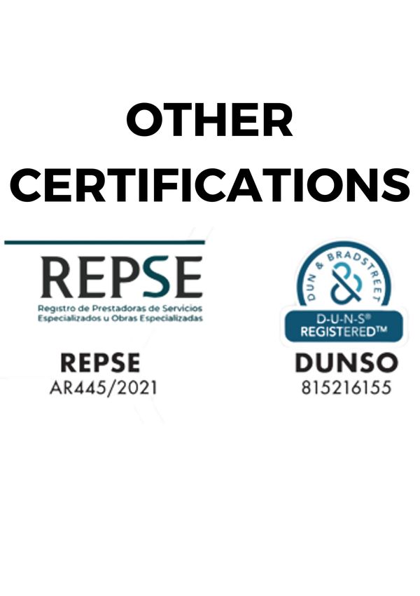 Other Certifications - Standard Racks