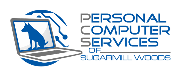 Personal Computer Services of Sugarmill Woods Logo.