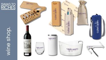 Wine, tea, & coffee shops all benefit from branded merch - sales, marketing and street cred.