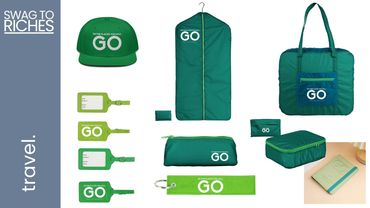 Travel agents, bloggers venues can benefit from branded merch - retail, marketing and promos.