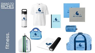 Gyms, trainers and fitness gurus need branded merch for marketing, sales and promotions.
