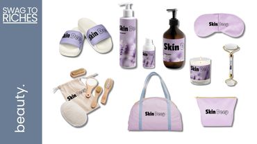 Beauty branded merch for marketing, retail and memorabilia. Swag sells.