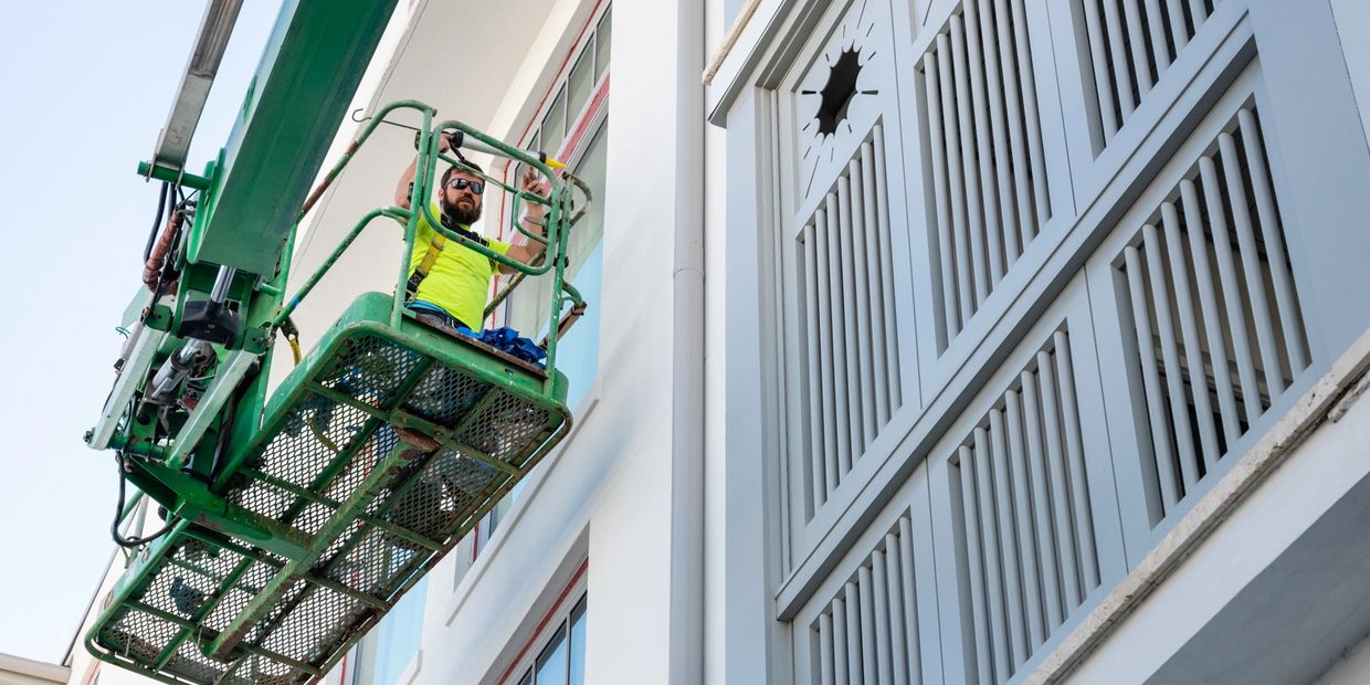 window installation.