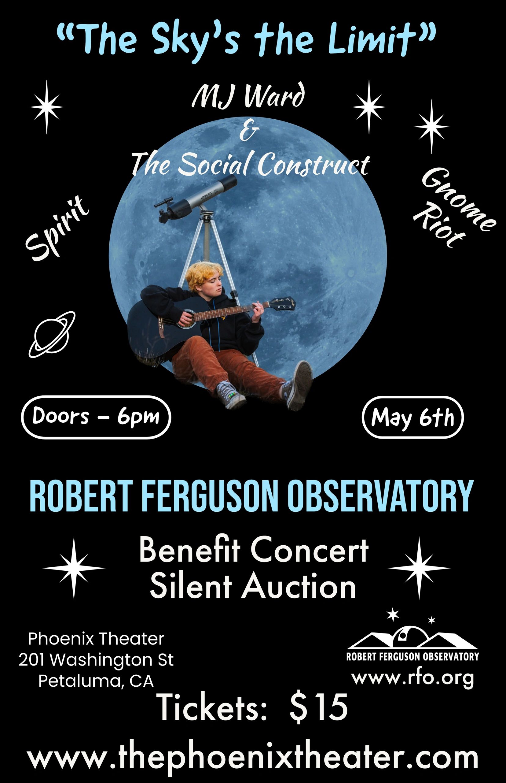 Benefit concert and silent auction in support of the wonderful Robert Ferguson Observatory - RFO