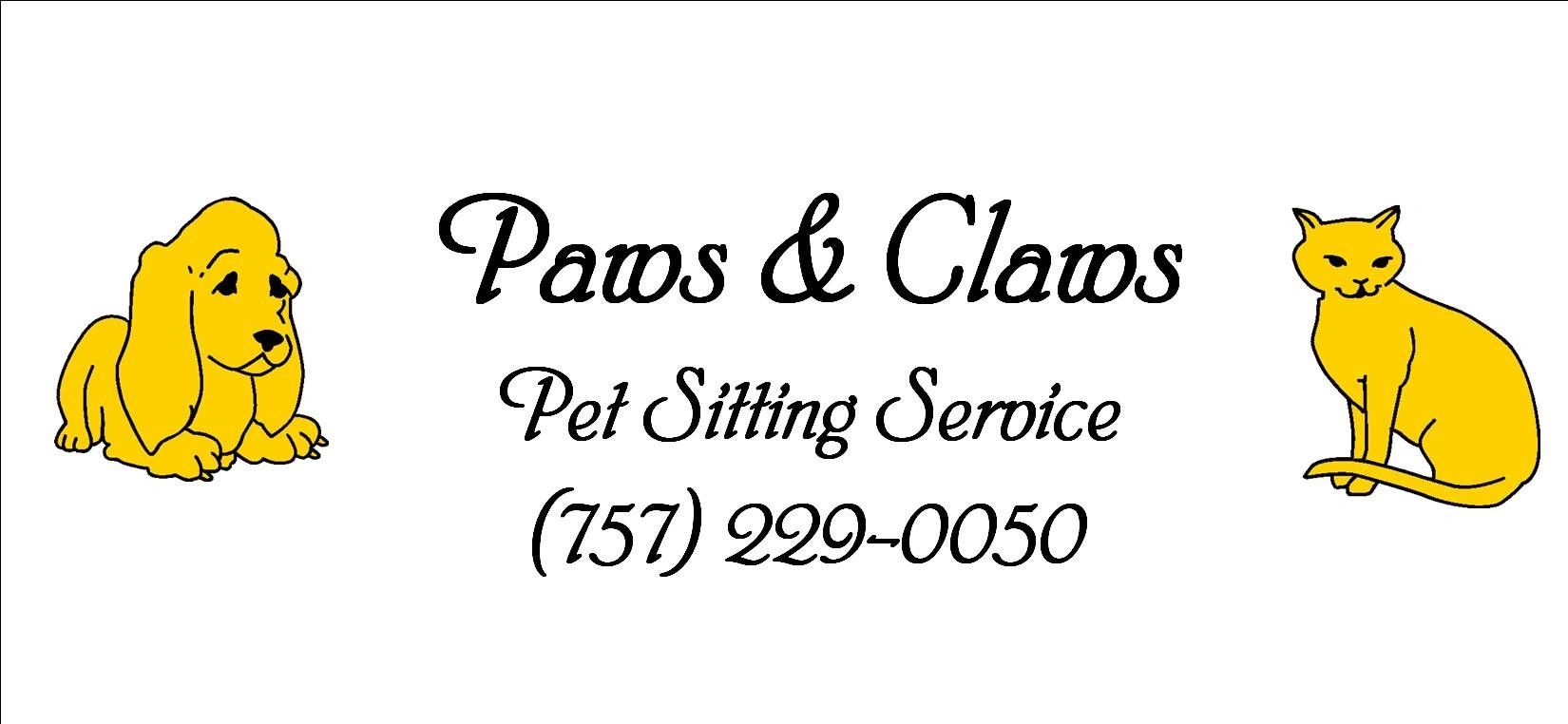 Paws  Claws Pet Sitting Svc