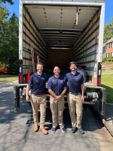 The Terminus Moving team finishing our first official moving job in Woodstock Georgia.