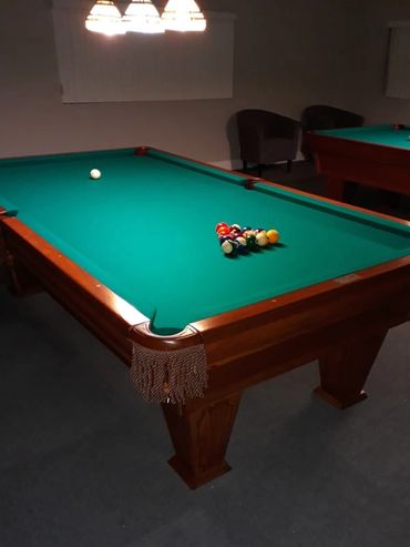 High-End Pool Table Refelting & Service