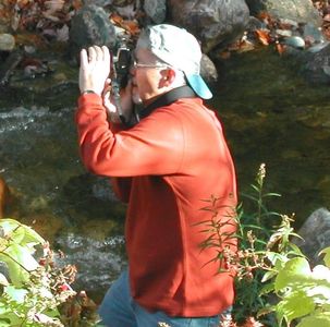 Shooting a mountain stream in Colorado.