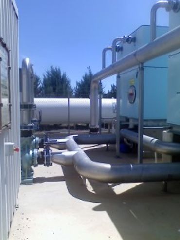 Water cooling tower installations