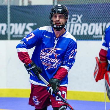 Chandail à manches longues avec col avec lacets pour le dek hockey