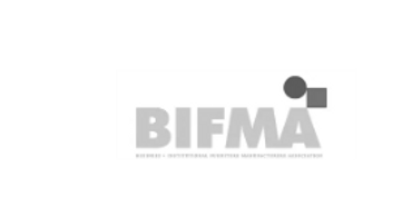 Logo of the British & International Furniture Manufacturers Association (BIFMA).