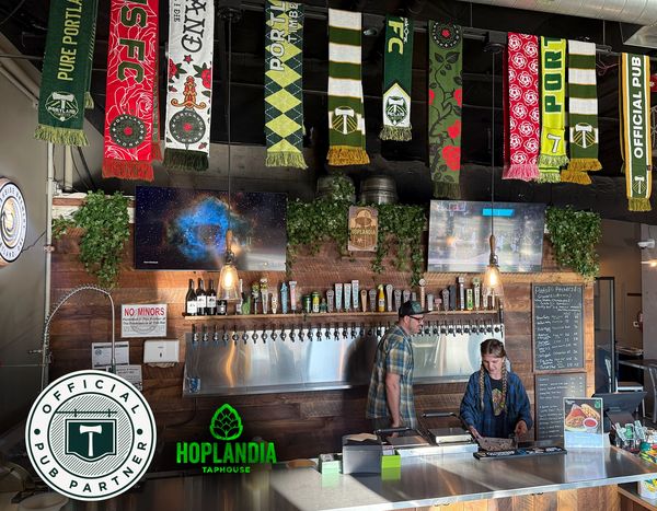 We're an Official Timbers Pub Partner. Catch every game on our 100" big screen.