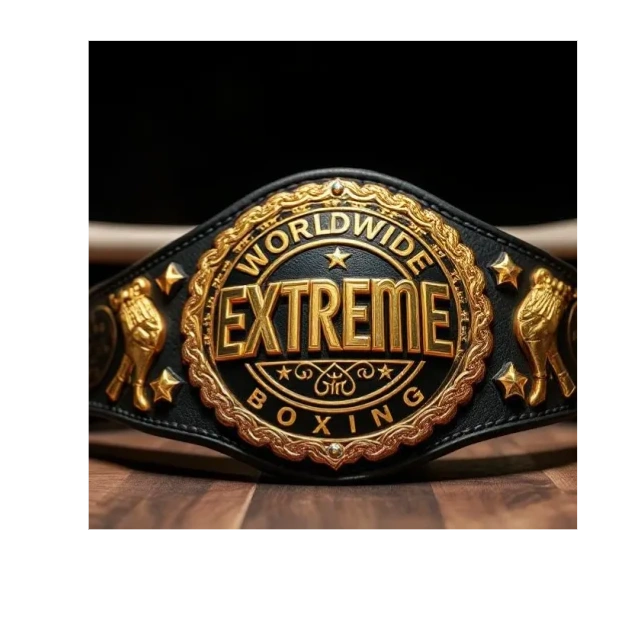 Worldwide Extreme Boxing Championship Belt. Keith Hatton