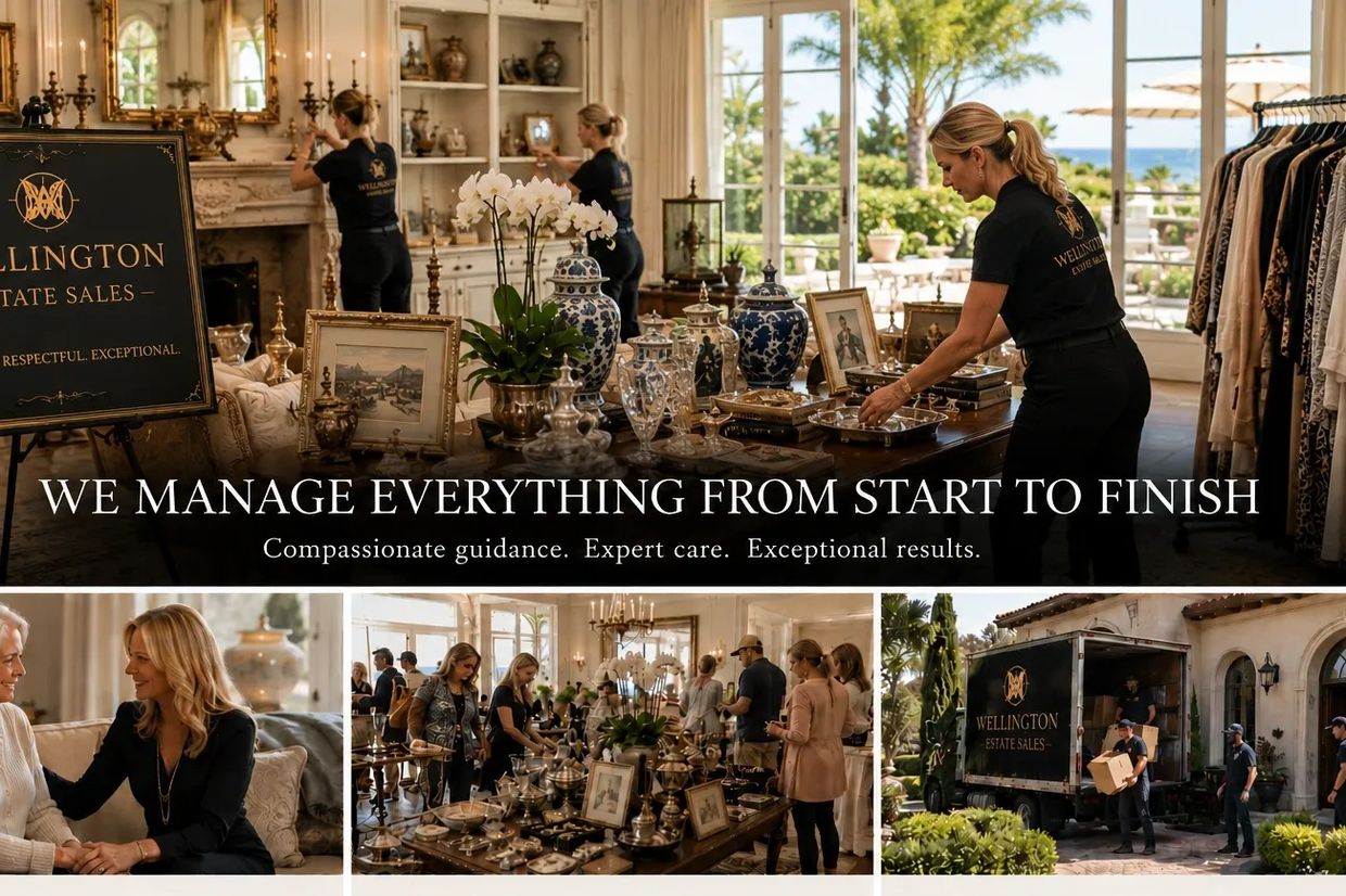 Wellington Estate Sales offers estate management from consultation to clean-out.