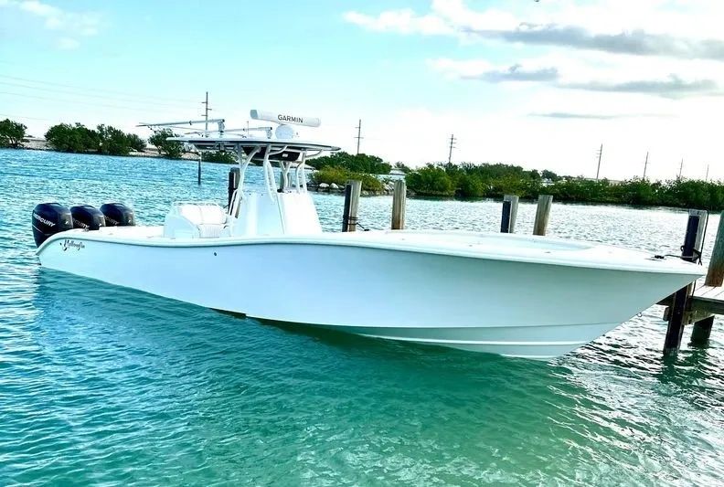 Picture of our Pensacola deep sea offshore  charters fishing boat Yellowfin 36