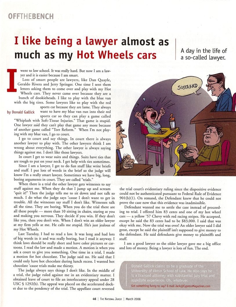 Donald Gallick, Federal Fraud Attorney