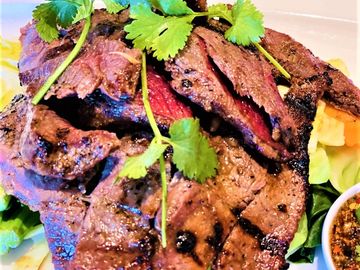 Grilled marinated Ribeye Steak