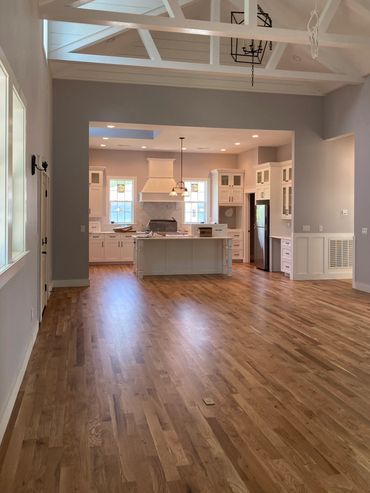 White Oak Flooring w/ amber sealer
Outer Banks Hardwood Floors, OBX