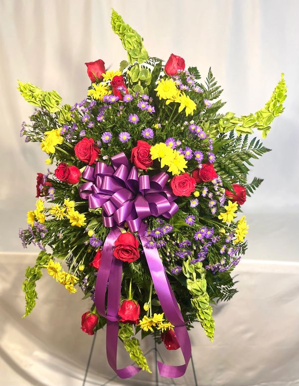 Multi color stand spray