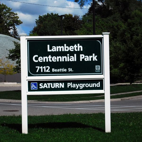 London Ontario's Lambeth neighbourhood features Centennial Park at 7112 Beattie Street.