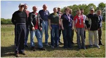 Prone Match:
Front row – R to L: Pete Fiori, Jon Speck, Brent Miller, Michell Bohren Gold, Denise Lo