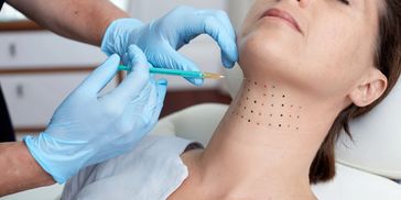 Fat Dissolving Injections utilize deoxycholic acid or lipolytic agents to reduce double chin fat