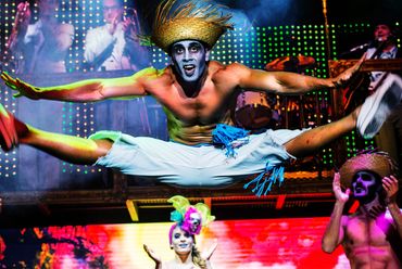 Jumping for joy at Zombie Burlesque