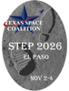 Logo of TEXASPACE Coalition STEP 2026 event in El Paso.