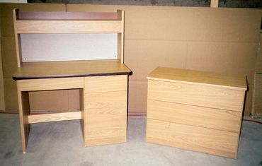 Maplewood Traditions, ABCrosby Standard, Dorm Casegood furniture, office    furniture, Desk, 3 drawe