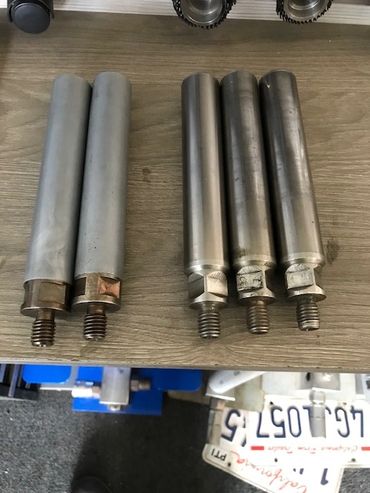 2 New Weatherford Tungsten Carbide 1 3/16 Plungers $ 50.00 Each
3 Good Used Weatherford 1 1/3