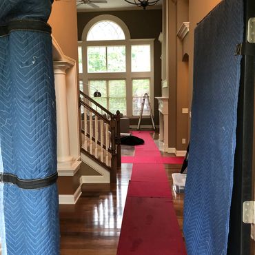 Door/ Door Jam protection, Hardwood Protection. Safety First (for the house and us!)