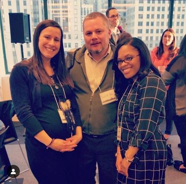 Dr. Angela Beers and colleagues during the Humanistic Conference at the Chicago 2015.
