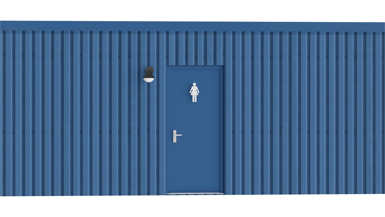 conex container restroom for sale
