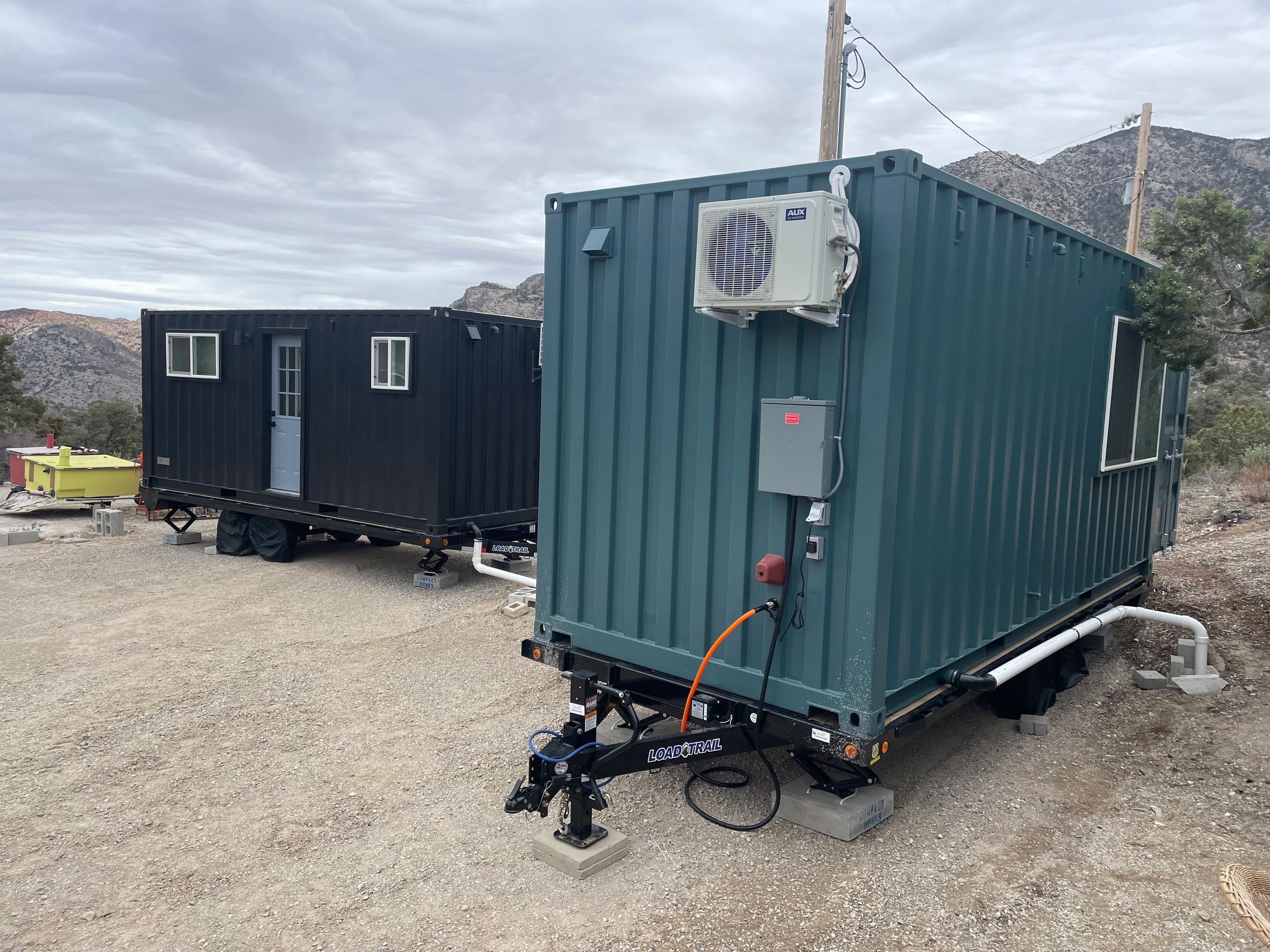 20ft container home on wheels workforce housing