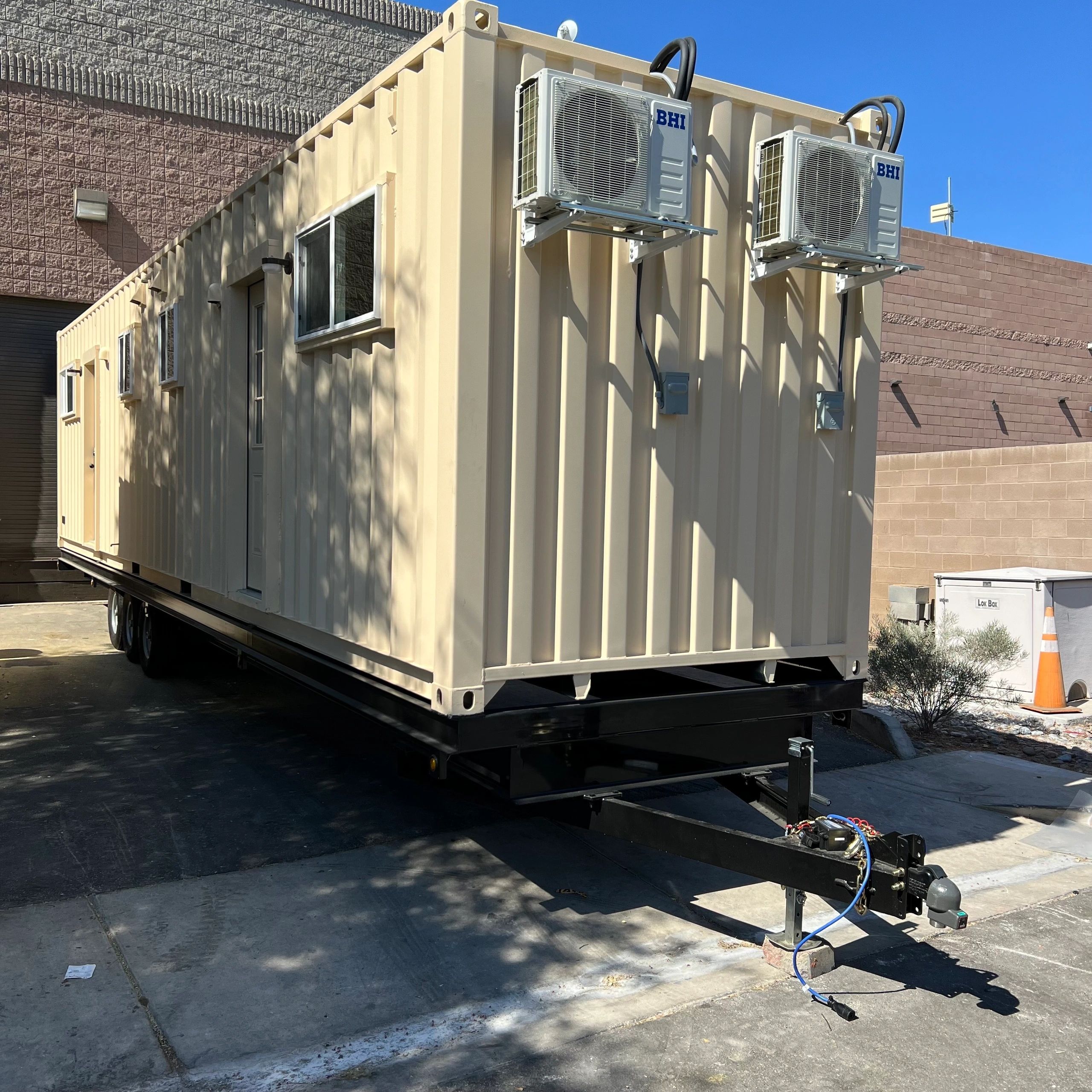 workforce housing container home on wheels