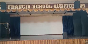 indoor led board St. Francis School Auditorium .
