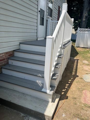 Wolf vinyl stairs and railings boston ma