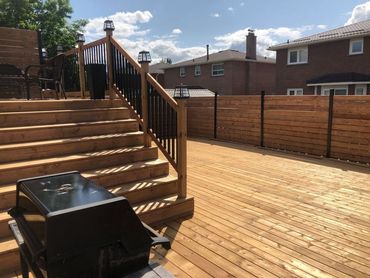 New deck installation west roxbury bostin ma