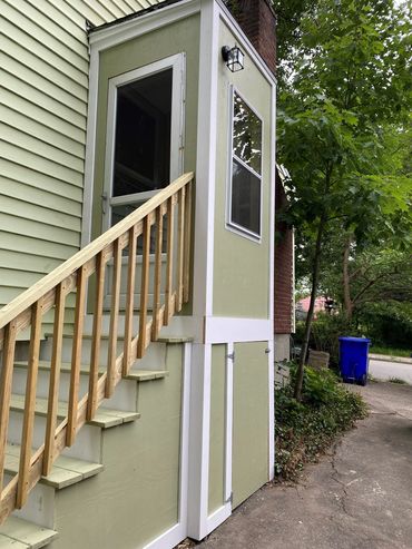 New porch in Charlestown, MA
