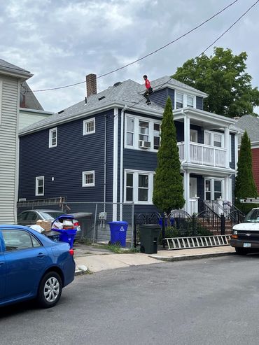 New siding and roof in Roslindale, MA