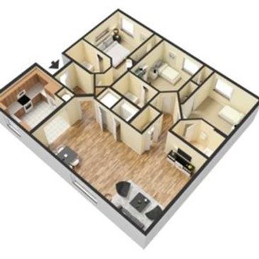 Three-bedroom apartments in Watford City