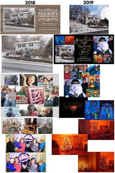 2018 and 2019 Sheppard Christmas Card