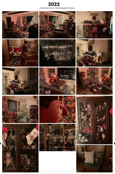 2022 Christmas Eve in the Sheppard House.