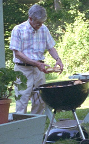 Bob Sheppard at his Spring House home