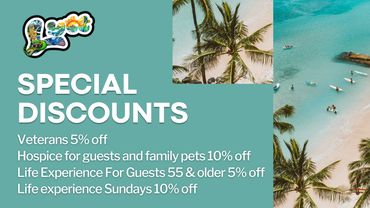 Special Discounts for Vets, Hospice, Seniors Discount