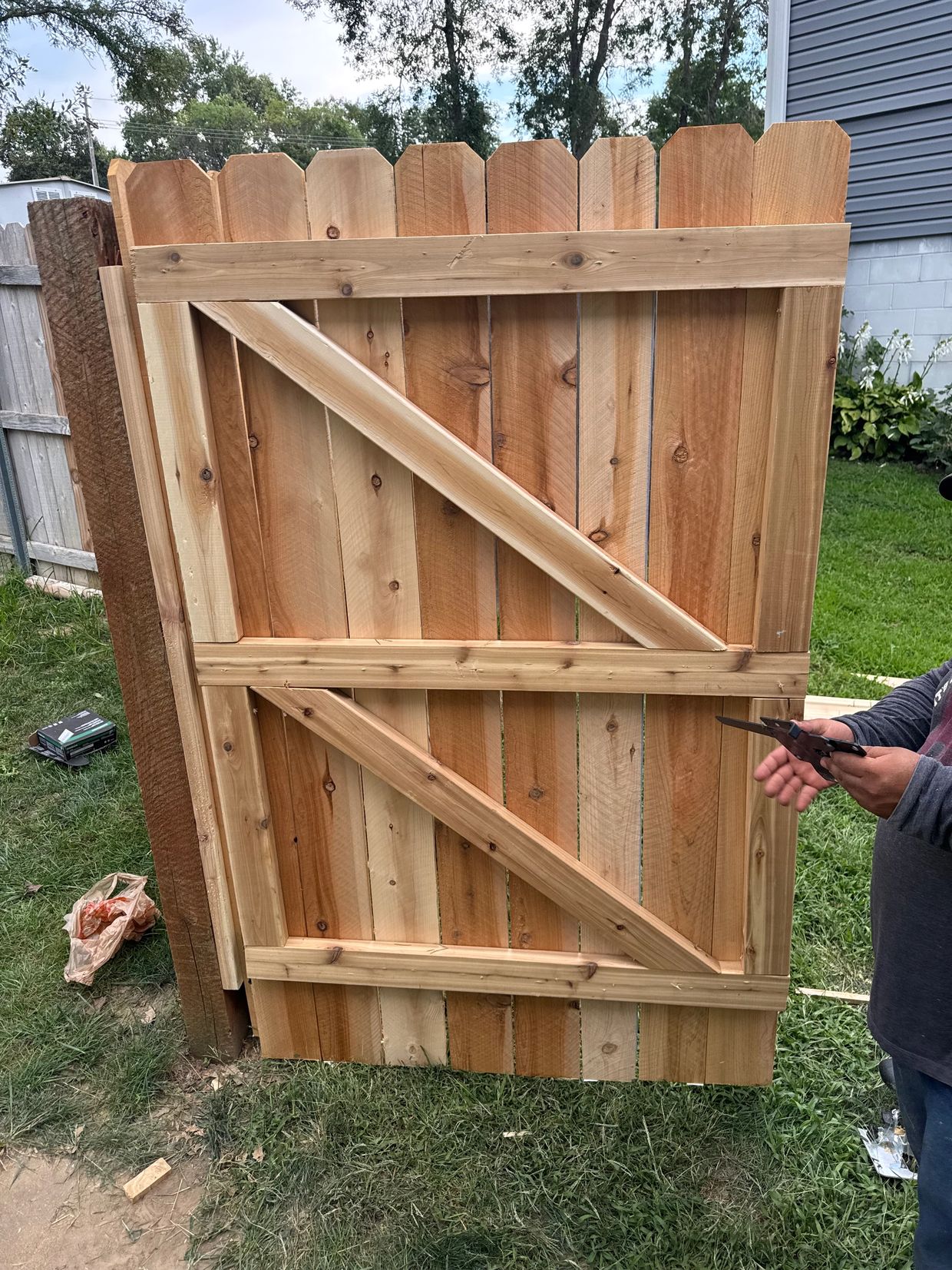Cedar Fence Gate